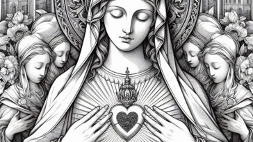 Heart of Holiness: Coloring the Immaculate Mary