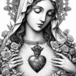 Immaculate Heart: Coloring Pages of Devotion