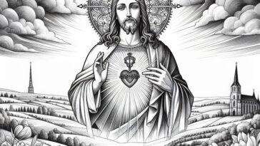 Infinite Love: Coloring the Sacred Heart’s Mercy