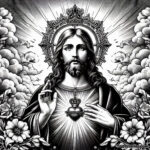 Jesus’ Heart of Infinite Love: A Devotional Coloring Page