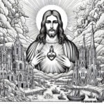 Coloring the Heart of the Redeemer: Sacred Heart Devotion
