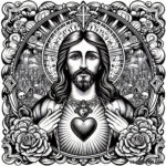 Coloring the Heart of the Savior: A Page of Sacred Love