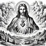 Sacred Heart Coloring Journey: Embracing Jesus’ Love