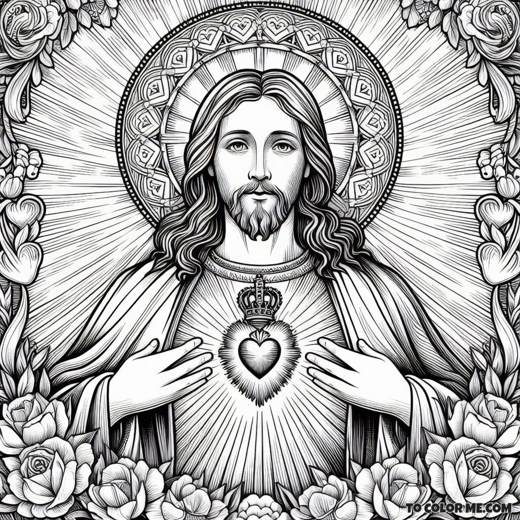 Jesus’ Heart of Compassion: A Coloring Devotion