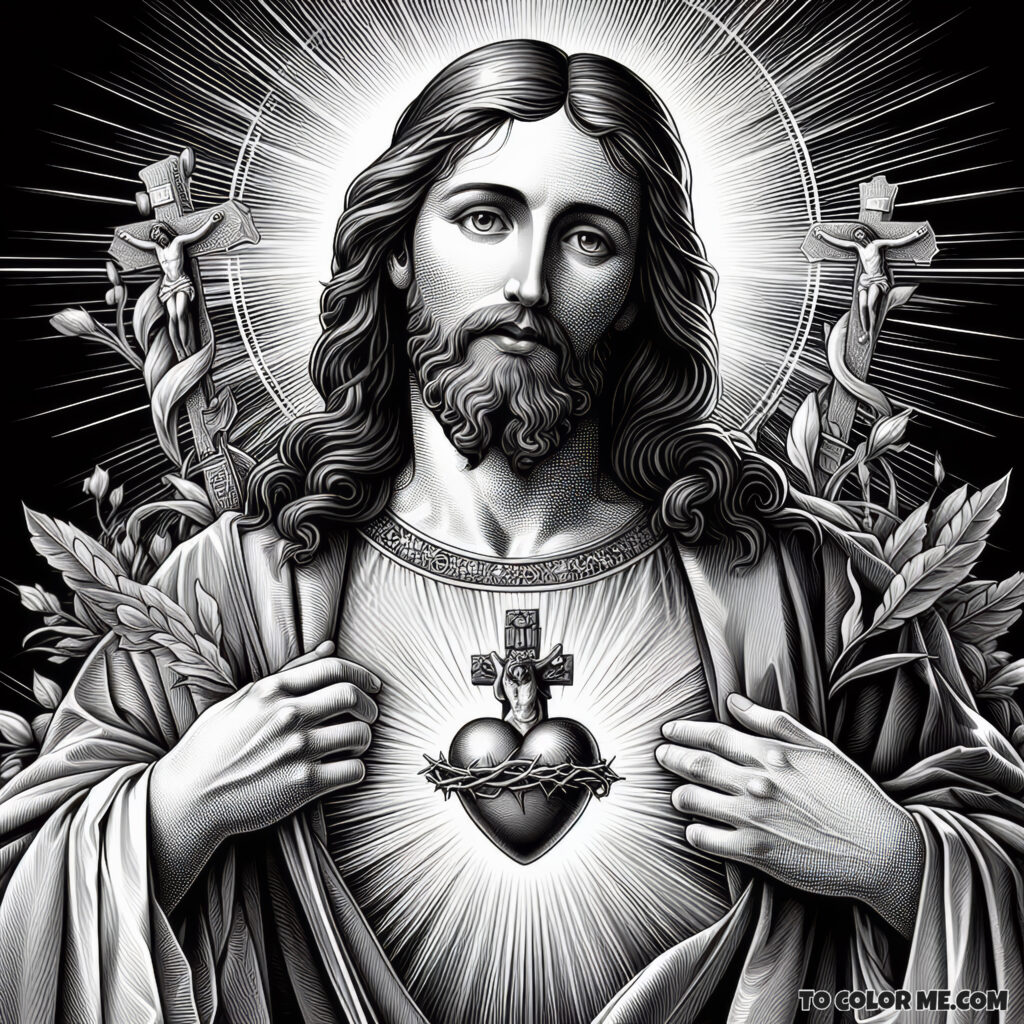 The Heart That Loves Men: A Sacred Coloring Experience