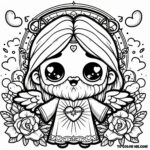 Sacred Heart of Jesus: Coloring the Fountain of Mercy