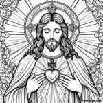 Heart of Sacrifice: Coloring the Testament of Jesus’ Love
