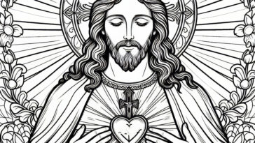 Heart of Sacrifice: Coloring the Testament of Jesus’ Love