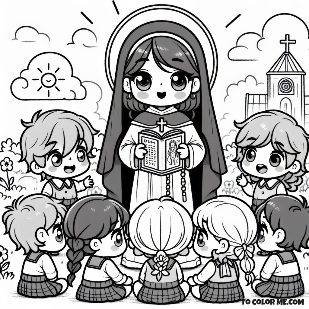 Saint Margaret’s Voyage: A Coloring Tale of Faith and Service