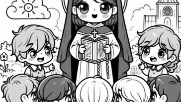 Saint Margaret’s Voyage: A Coloring Tale of Faith and Service