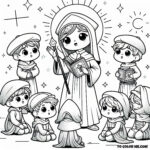 The Orphan’s Queen: Saint Margaret of Scotland’s Coloring Book