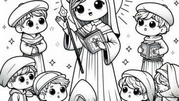 The Orphan’s Queen: Saint Margaret of Scotland’s Coloring Book
