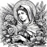 Saint Margaret of Scotland: A Coloring Story of Charity