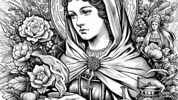 Saint Margaret of Scotland: A Coloring Story of Charity
