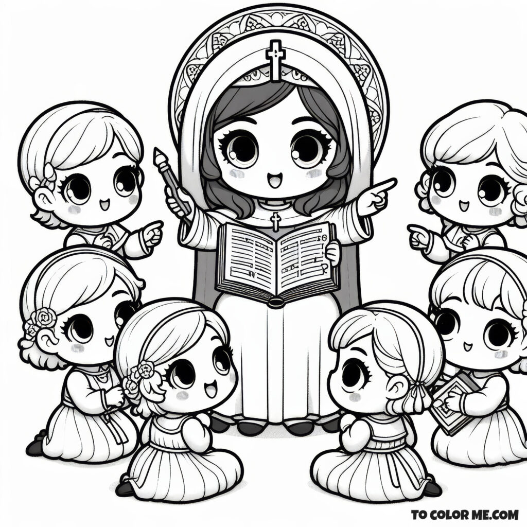 Saint Margaret’s Love: Coloring Pages for the Queen of Scots