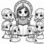 Saint Margaret’s Love: Coloring Pages for the Queen of Scots