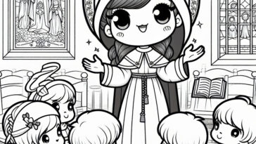 Saintly Service: Margaret of Scotland’s Coloring Pages