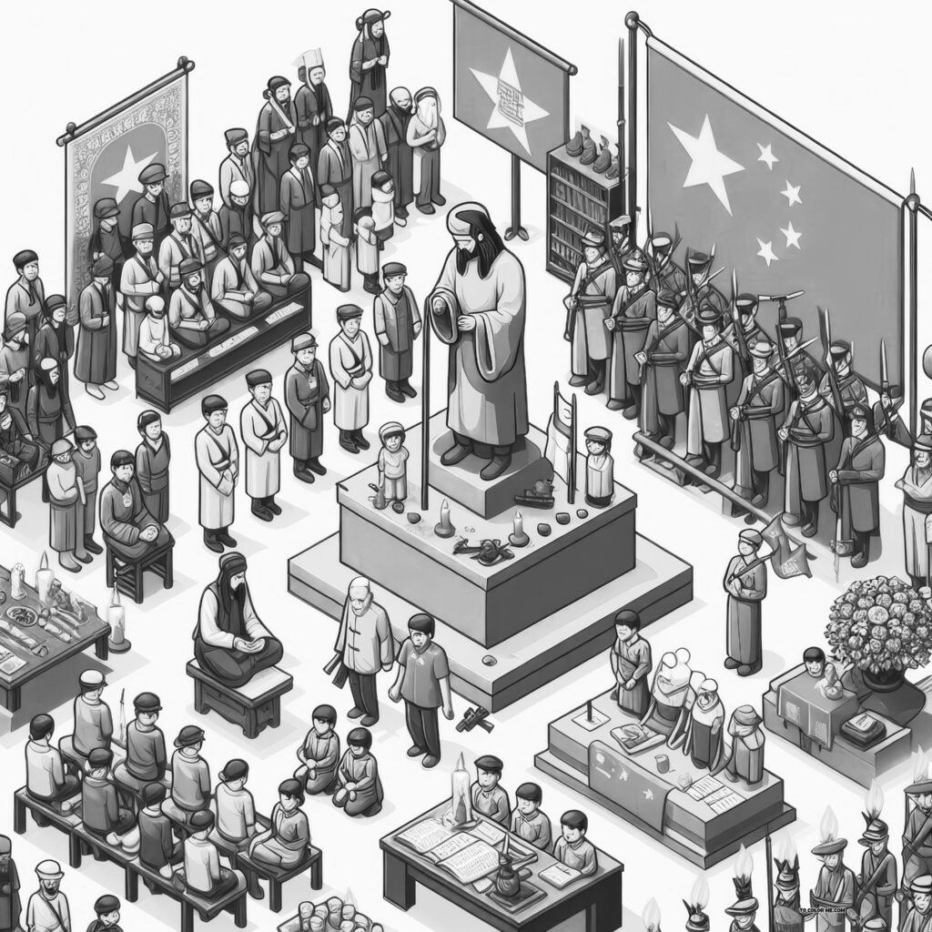 Brave Hearts: Coloring Pages of China's Catholic Martyrs