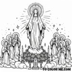 Our Lady's Glorious Assumption: Catholic Coloring