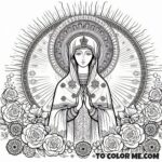 Polish Patroness: Czestochowa Coloring Page