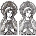 Jasna Góra Treasure: Czestochowa Coloring Sheet