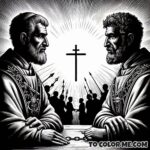 Holy Trinity Defenders: Pontian and Hippolytus Coloring Book