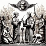 Martyrs for Truth: Sts. Pontian and Hippolytus Coloring Pages