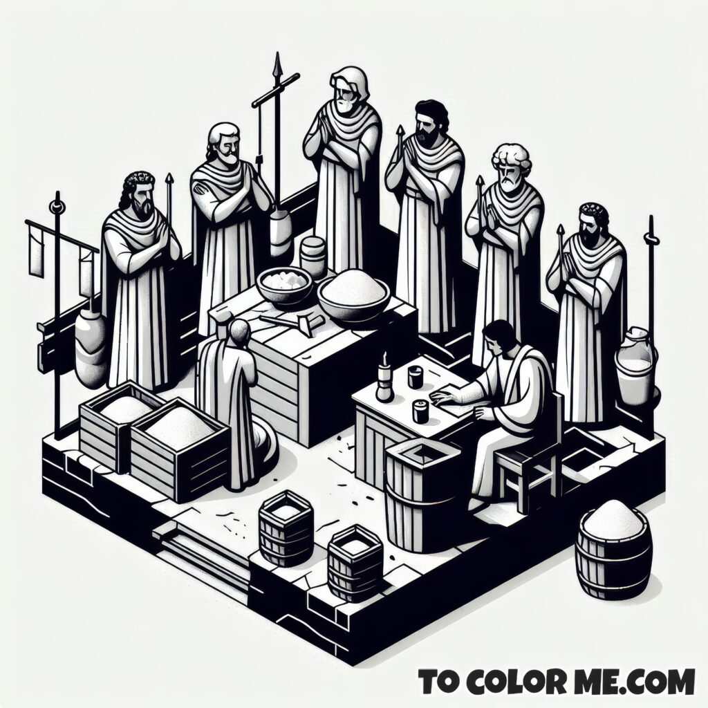 From Conflict to Sainthood: Sts. Pontian and Hippolytus Coloring Pages