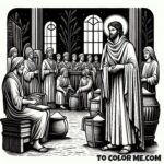 Reconciliation Story: Sts. Pontian and Hippolytus Coloring Book