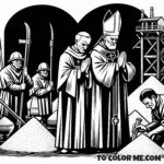3rd Century Martyrs: Pontian and Hippolytus Coloring Pages