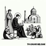 Repentant Antipope: Saint Hippolytus Coloring Book