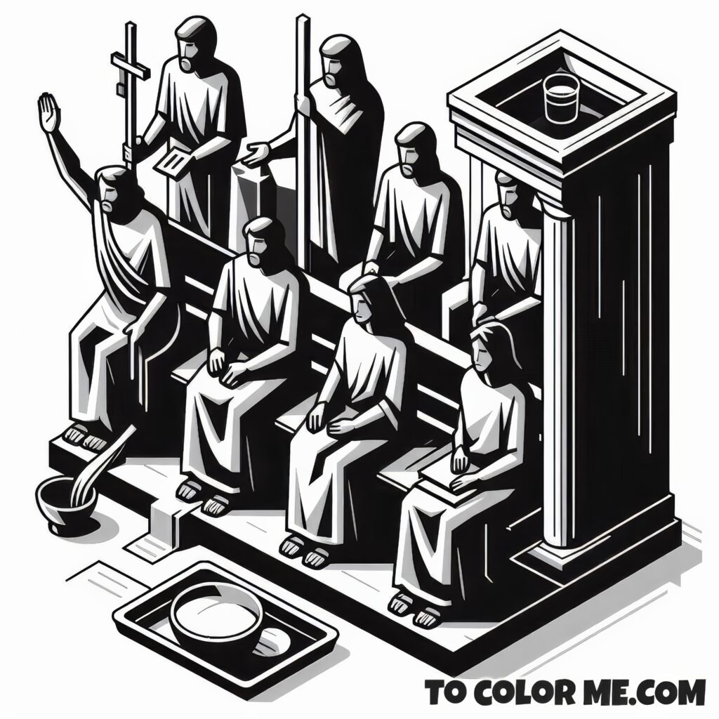 Persecuted Pope: Saint Pontian Coloring Pages