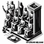 Persecuted Pope: Saint Pontian Coloring Pages