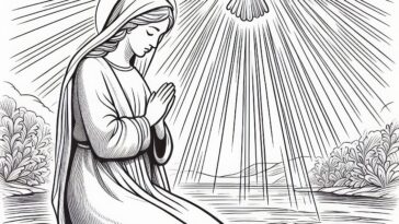 Our Lady's Royal Patronage: Queenship Coloring