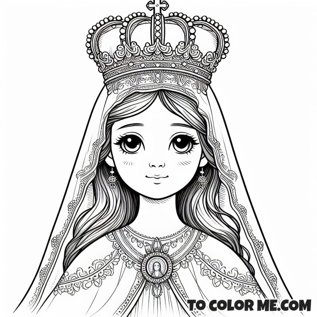 Our Lady's Coronation: Catholic Art Activity