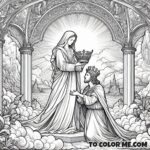 Queen of the Church: Marian Art Sheet