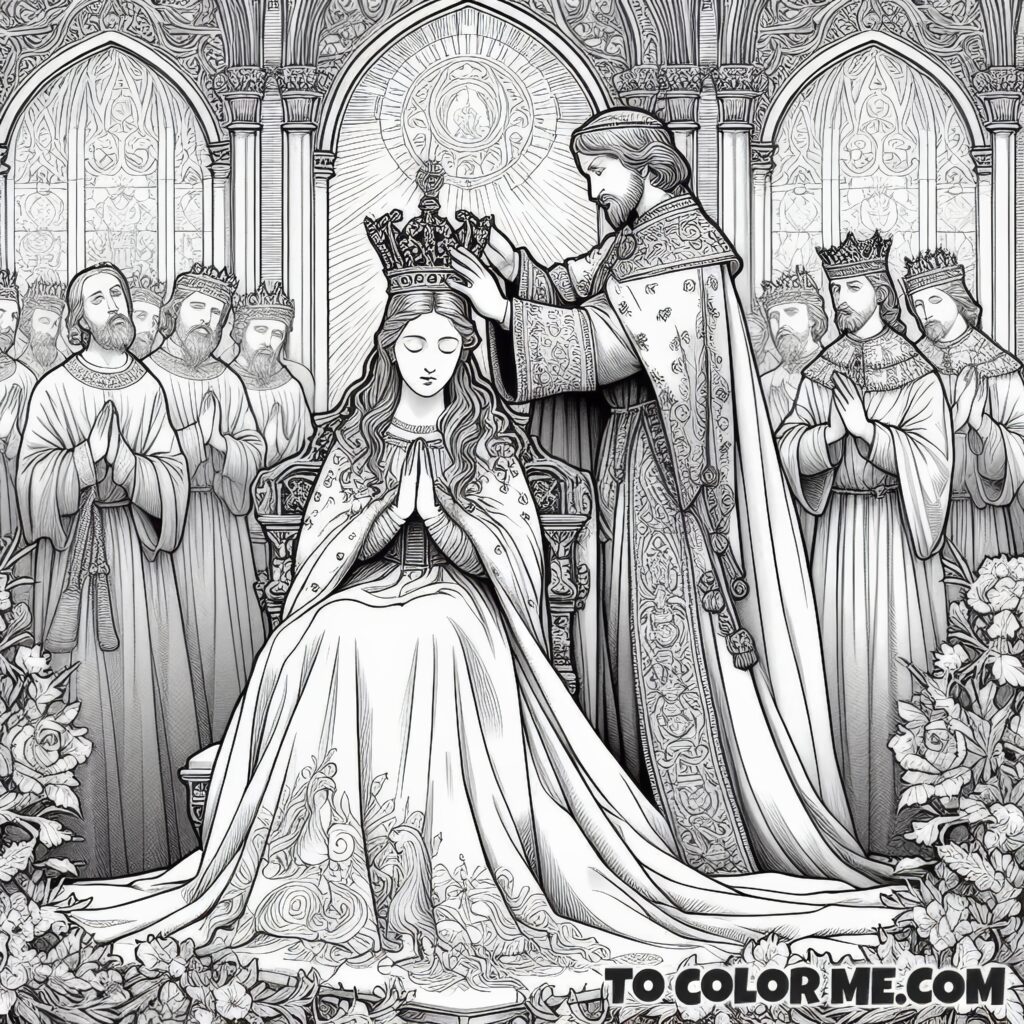 Our Lady's Sovereign Grace: Coloring Activity