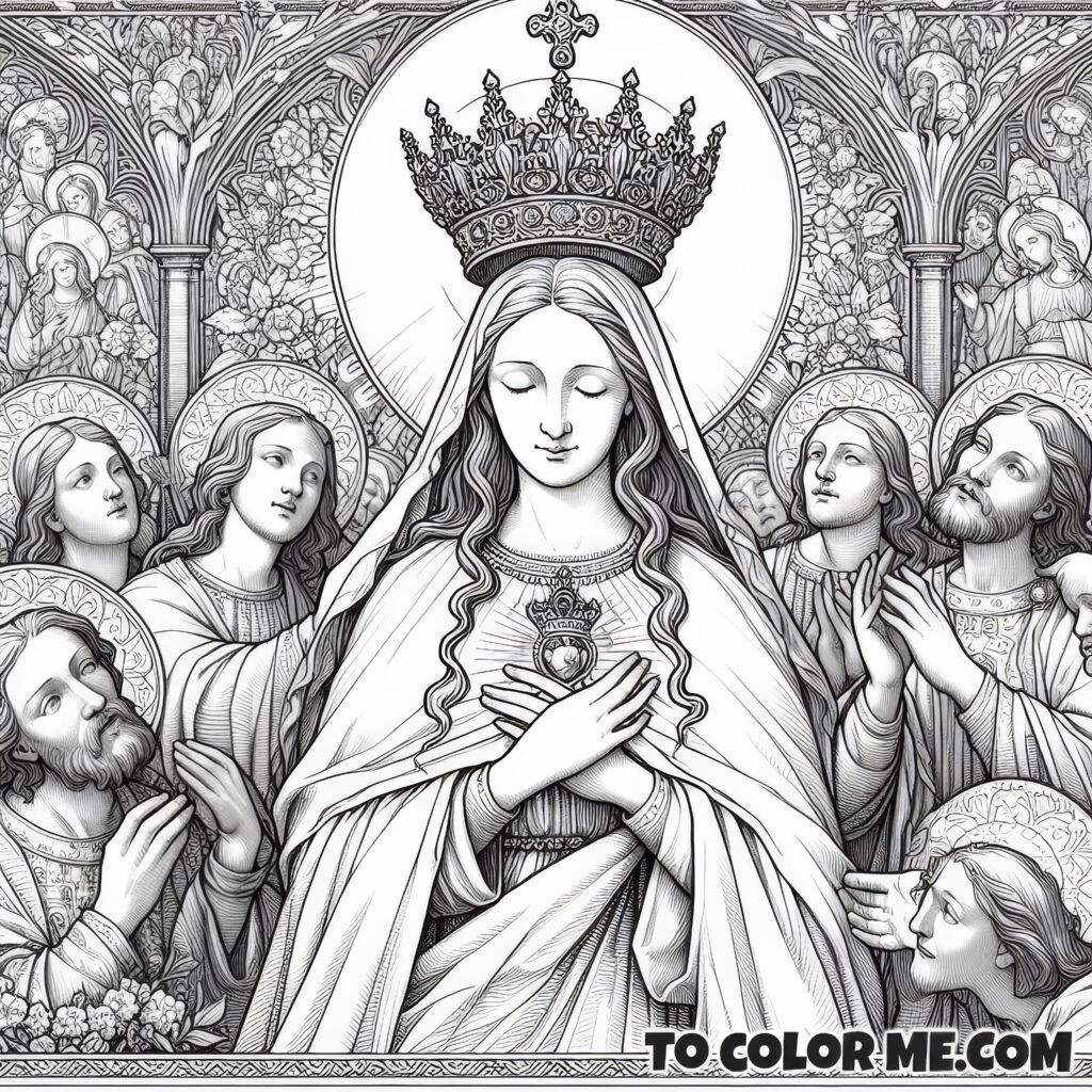 Heavenly Court of Mary: Queenship Activity