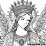 Our Lady's Royal Virtues: Catholic Coloring