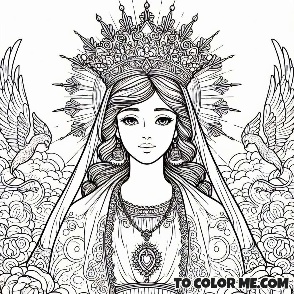Mary's Celestial Reign: Queenship Art Page
