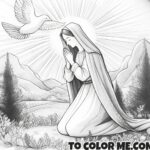 Our Lady's Royal Insignia: Marian Art Sheet
