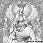 Queen of Hope: Blessed Virgin Coloring