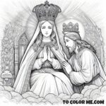 Our Lady's Divine Regency: Queenship Sheet