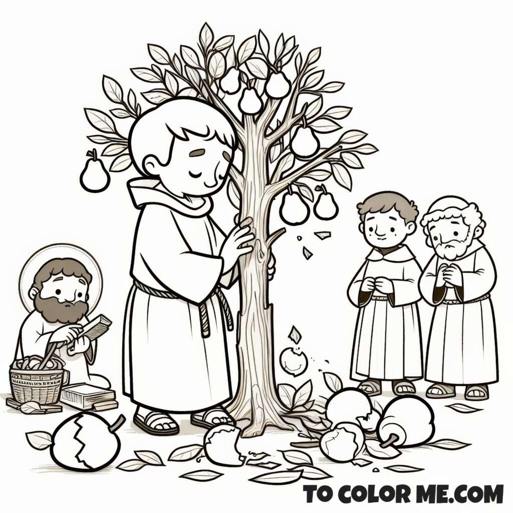 City of God Writer: Augustine Coloring Sheet