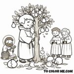 City of God Writer: Augustine Coloring Sheet