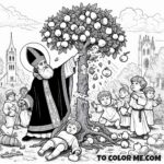 Monica's Prayer: Augustine Coloring Activity