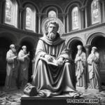 Free Will Saint: Augustine Coloring Sheet