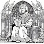 Converted Heretic: Augustine Coloring Sheet