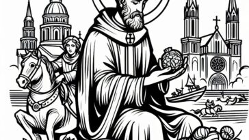 Grace Defender: Augustine Coloring Activity