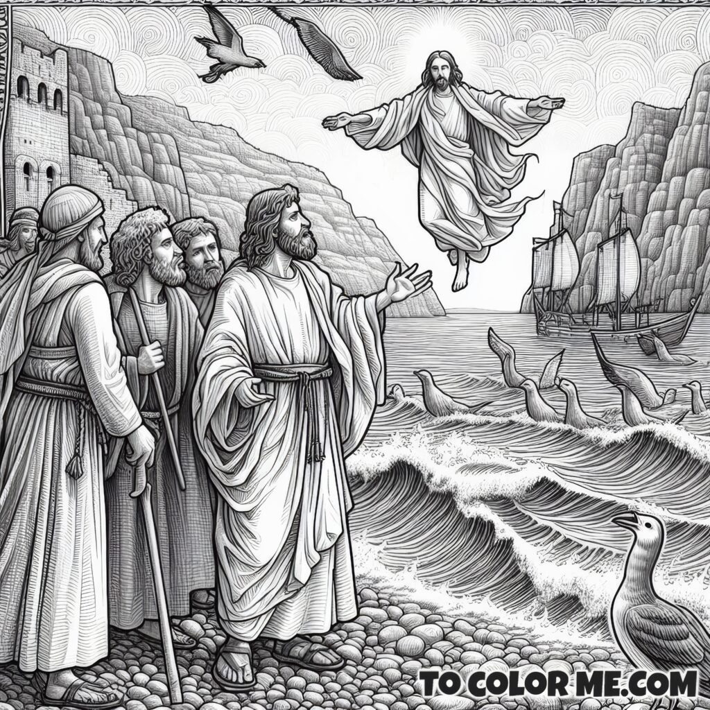 Saint Bartholomew: Apostle and Martyr Coloring Page